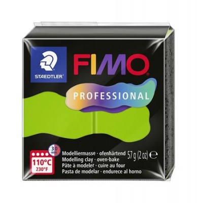 Gyurma, 57 g, égethető, FIMO "Professional", világoszöld